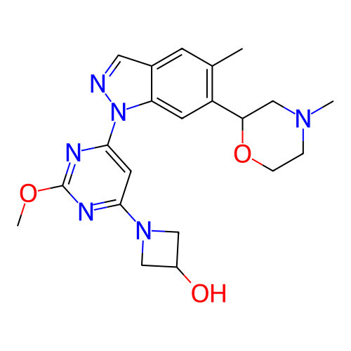 Chemical structure of BindingDB Monomer ID 492396