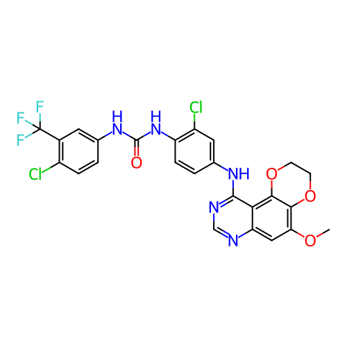 Chemical structure of BindingDB Monomer ID 492615