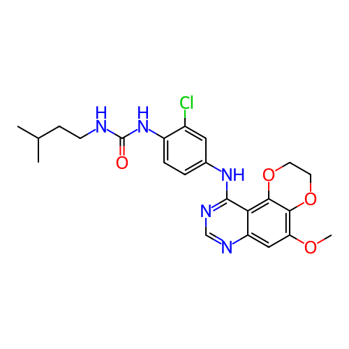 Chemical structure of BindingDB Monomer ID 492634