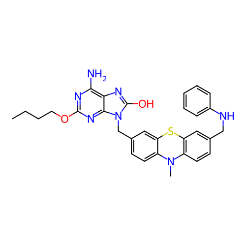 Chemical structure of BindingDB Monomer ID 493082