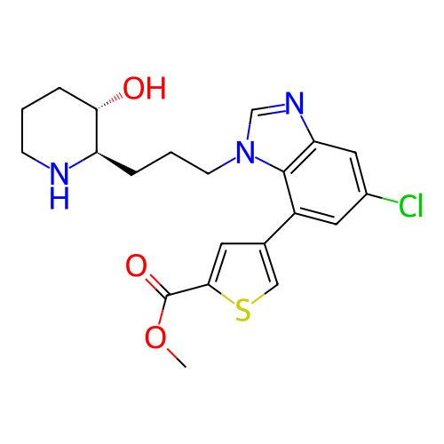 Chemical structure of BindingDB Monomer ID 493410