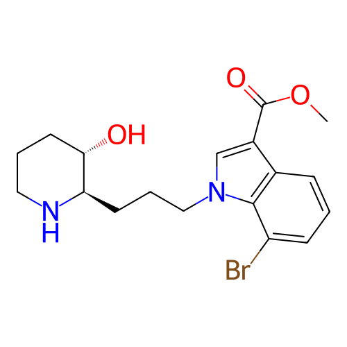 Chemical structure of BindingDB Monomer ID 493448