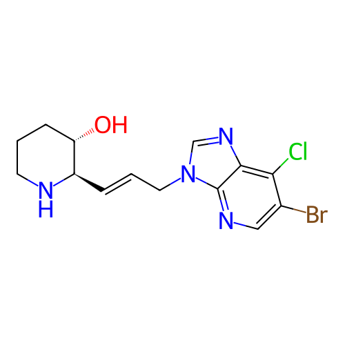 Chemical structure of BindingDB Monomer ID 493486