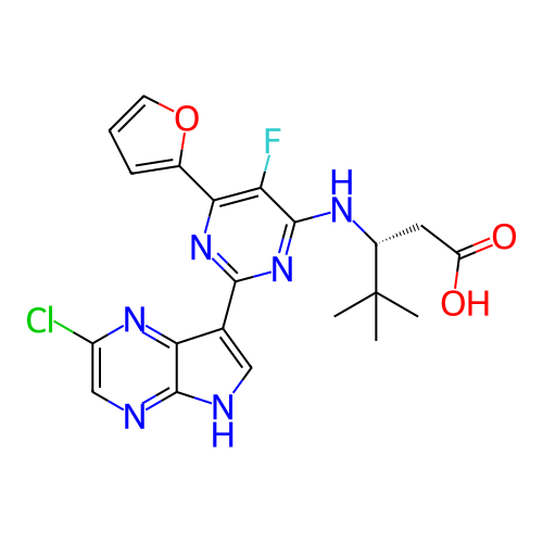 Chemical structure of BindingDB Monomer ID 493544