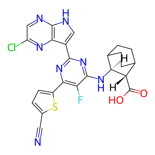 Chemical structure of BindingDB Monomer ID 493574