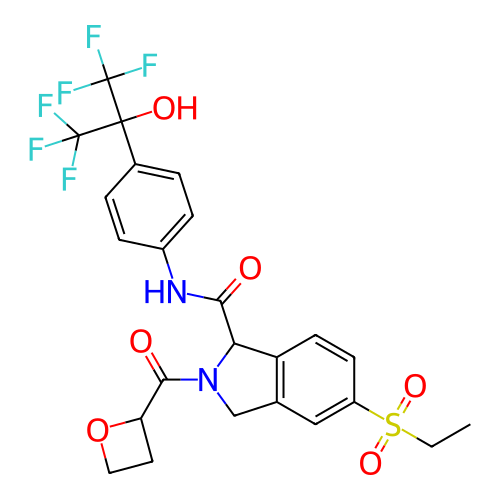Chemical structure of BindingDB Monomer ID 493595