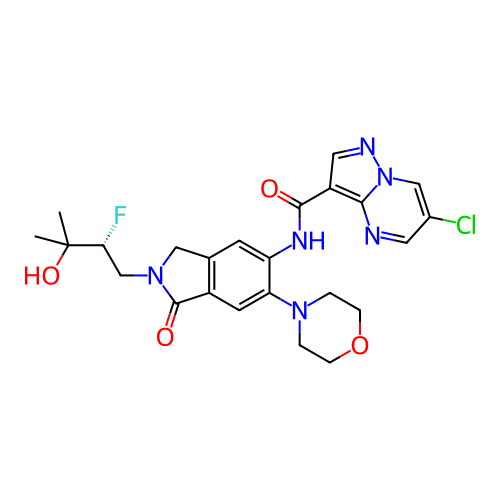 Chemical structure of BindingDB Monomer ID 494222