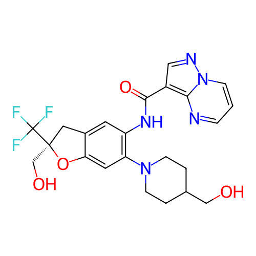 Chemical structure of BindingDB Monomer ID 494268