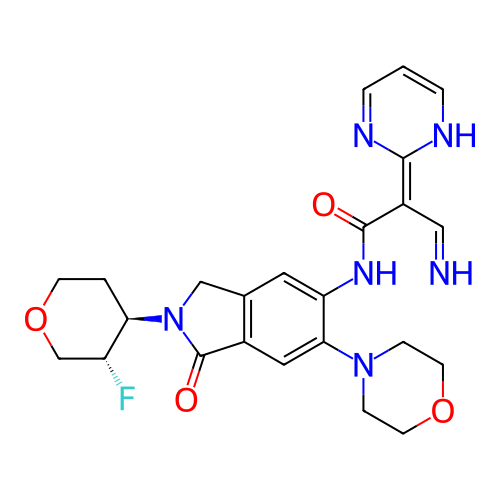 Chemical structure of BindingDB Monomer ID 494349