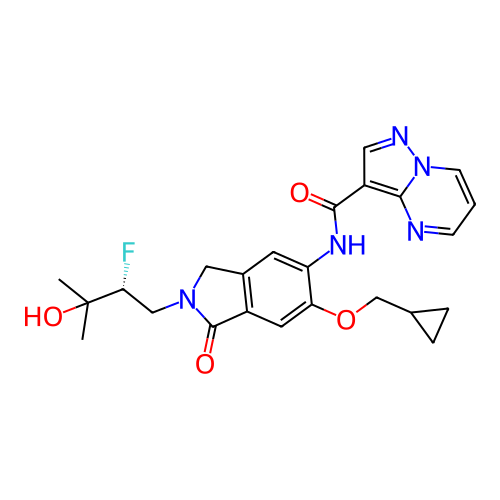 Chemical structure of BindingDB Monomer ID 494440