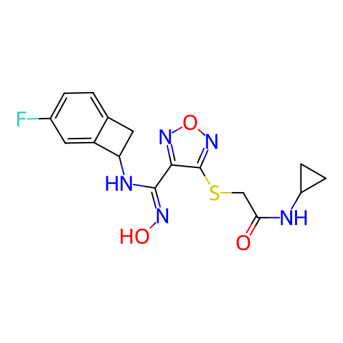 Chemical structure of BindingDB Monomer ID 494697