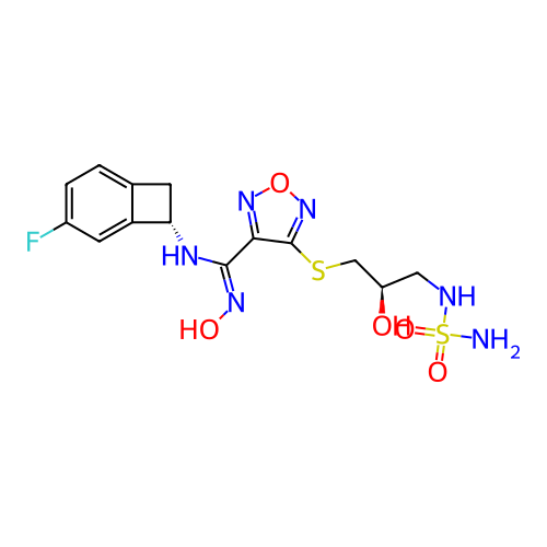 Chemical structure of BindingDB Monomer ID 494770