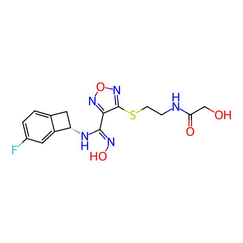 Chemical structure of BindingDB Monomer ID 494804