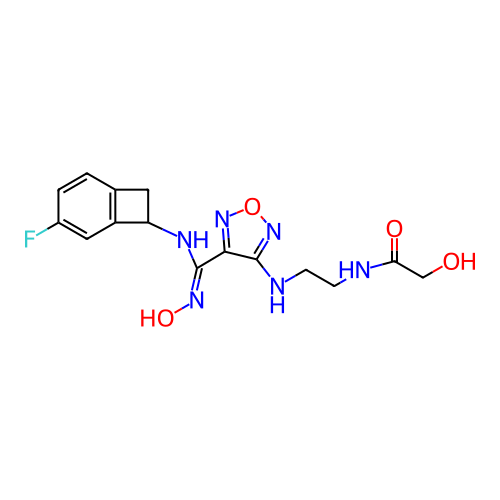 Chemical structure of BindingDB Monomer ID 494808