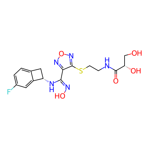 Chemical structure of BindingDB Monomer ID 494822