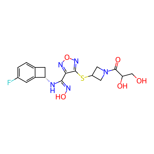 Chemical structure of BindingDB Monomer ID 494825
