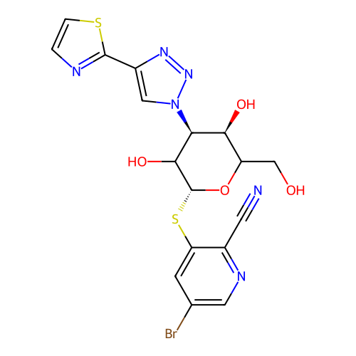 Chemical structure of BindingDB Monomer ID 494854