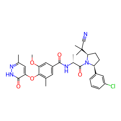 Chemical structure of BindingDB Monomer ID 495060