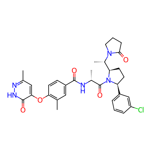 Chemical structure of BindingDB Monomer ID 495101