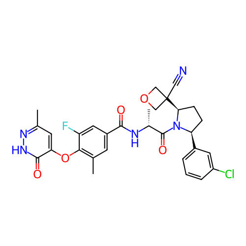 Chemical structure of BindingDB Monomer ID 495105