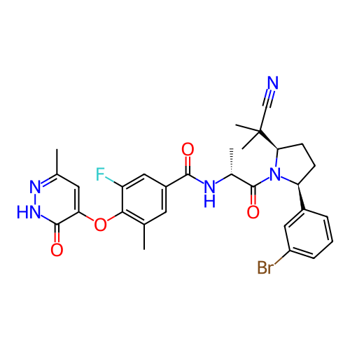 Chemical structure of BindingDB Monomer ID 495124
