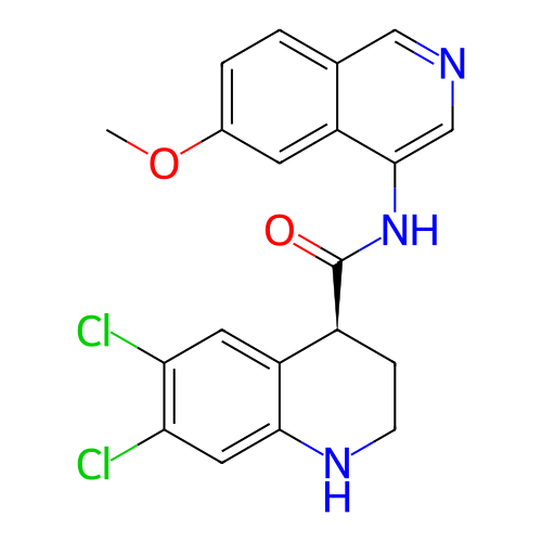 Chemical structure of BindingDB Monomer ID 495420