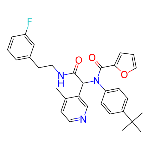Chemical structure of BindingDB Monomer ID 496098