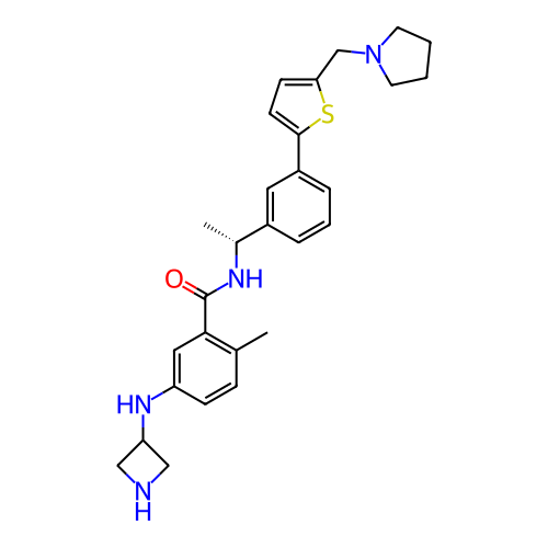 Chemical structure of BindingDB Monomer ID 496843