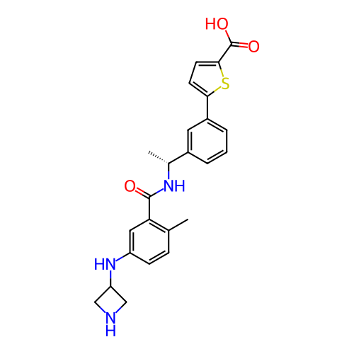 Chemical structure of BindingDB Monomer ID 496845