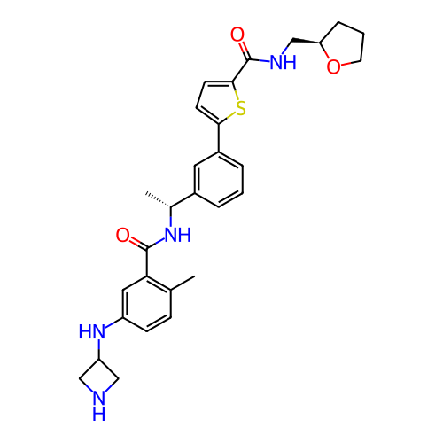Chemical structure of BindingDB Monomer ID 496847