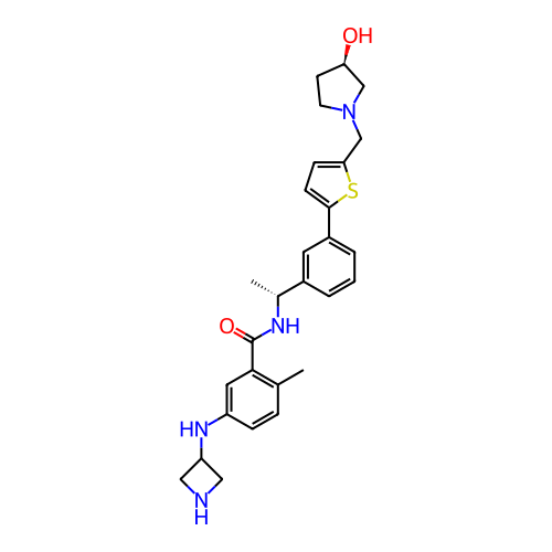 Chemical structure of BindingDB Monomer ID 496851