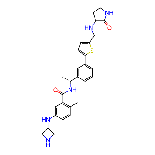 Chemical structure of BindingDB Monomer ID 496860