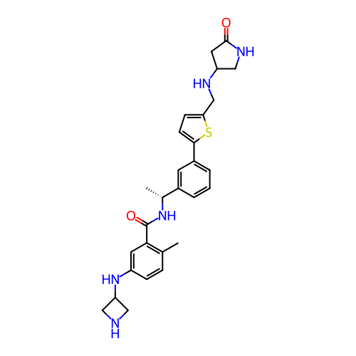 Chemical structure of BindingDB Monomer ID 496861