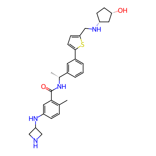 Chemical structure of BindingDB Monomer ID 496862