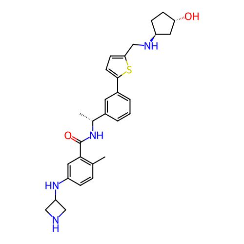 Chemical structure of BindingDB Monomer ID 496865