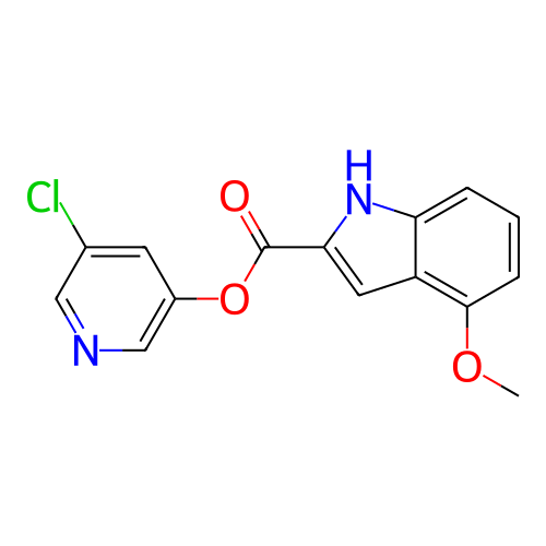 Chemical structure of BindingDB Monomer ID 496874