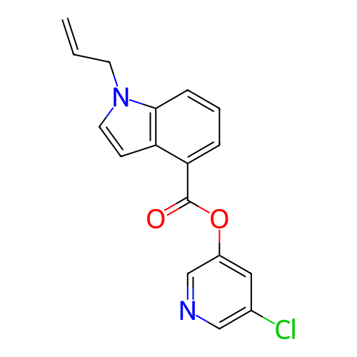 Chemical structure of BindingDB Monomer ID 496875