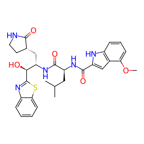 Chemical structure of BindingDB Monomer ID 496891