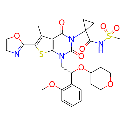 Chemical structure of BindingDB Monomer ID 496903
