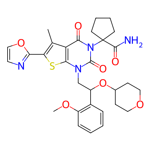 Chemical structure of BindingDB Monomer ID 496905