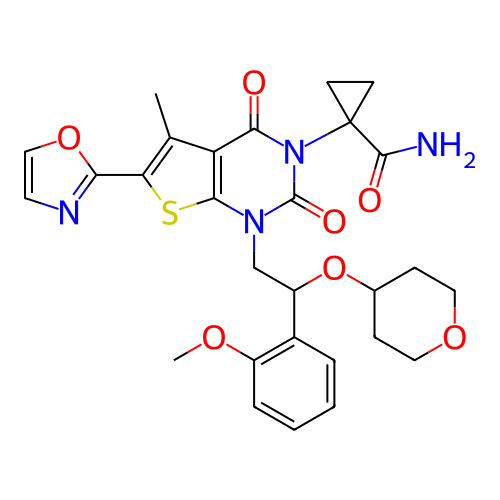 Chemical structure of BindingDB Monomer ID 496912