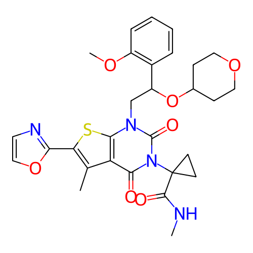 Chemical structure of BindingDB Monomer ID 496913