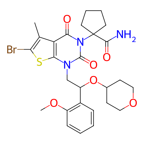 Chemical structure of BindingDB Monomer ID 496914