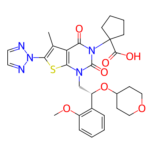 Chemical structure of BindingDB Monomer ID 496965