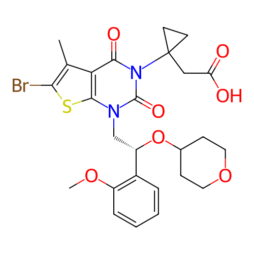 Chemical structure of BindingDB Monomer ID 496969