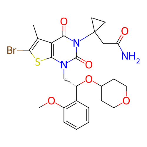 Chemical structure of BindingDB Monomer ID 496970