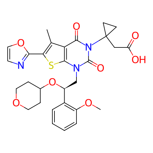 Chemical structure of BindingDB Monomer ID 496971