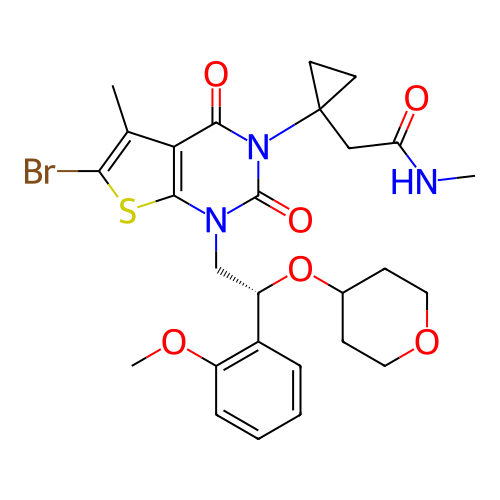 Chemical structure of BindingDB Monomer ID 496972