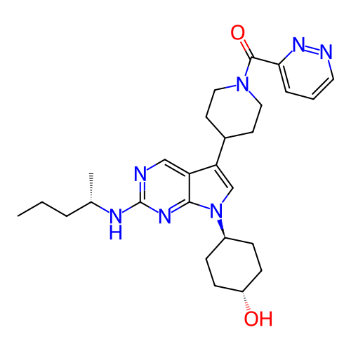 Chemical structure of BindingDB Monomer ID 497284
