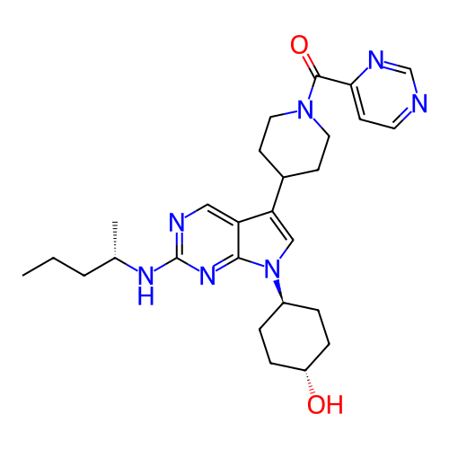 Chemical structure of BindingDB Monomer ID 497287